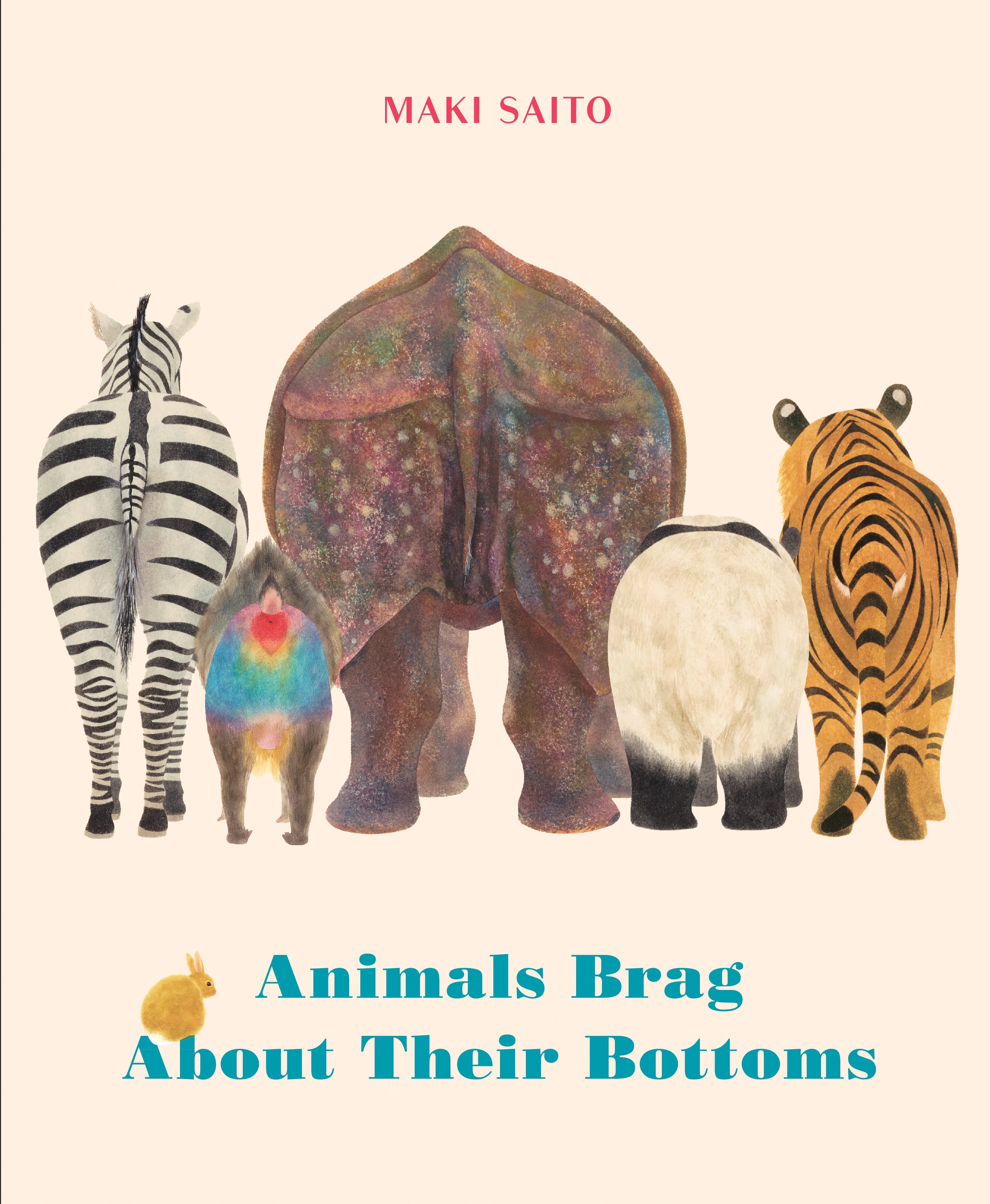 Cover of the picture book Animals Brag About Their Bottoms 