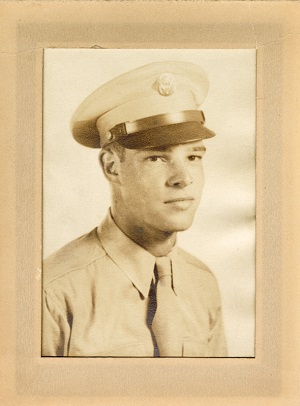 Military portrait of Bernard Sanderson