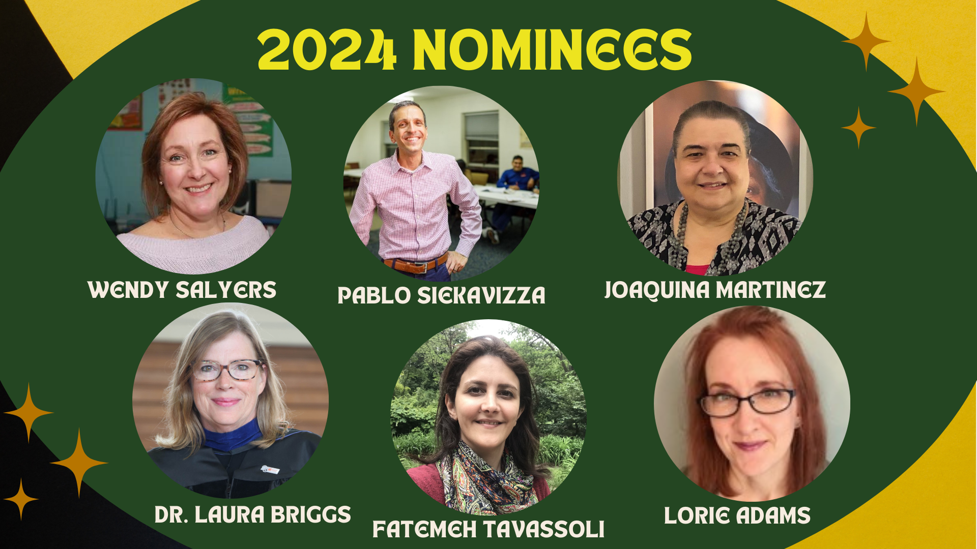 2024 Adult Educator of the Year Nominees