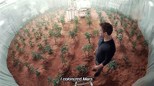 Gif of clip from the film "The Martian" 
