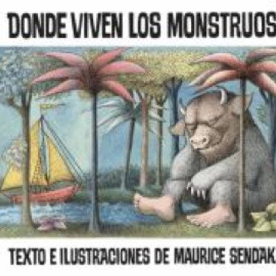 "Where the Wild Things Are" Book Cover Spanish Edition