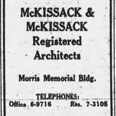 Ad in the Tennessean from May, 1927