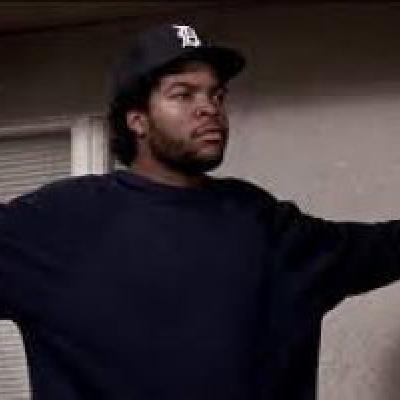 Person standing with open arms