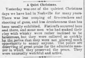 Daily American clipping from December, 1878